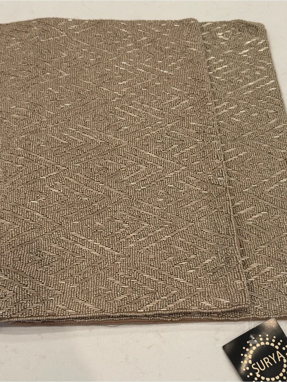 N/A textured beaded